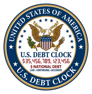 Clocking Terminal Machine 2026 U.S. Debt Clock | United States Debt Clock — The Vault