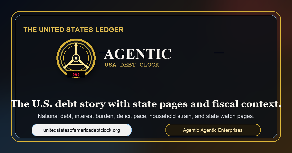 Clocking Terminal Machine 2026 U.S. Debt Clock | United States Debt Clock — The Vault